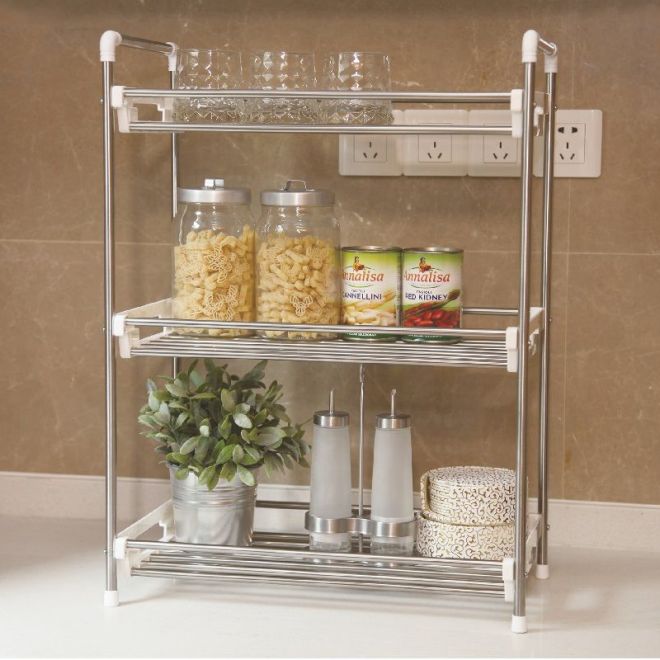 THREE LAYER ARICAL RACK S.S