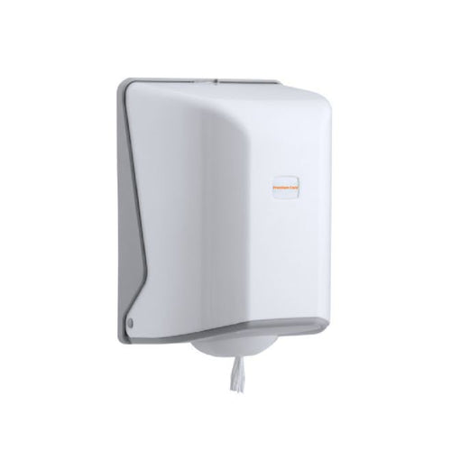 P.C. WIPER CENTERFEED ROLL DISPENSER - WHITE