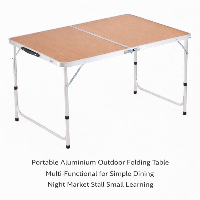 Premium Care Folding Table Aluminum 120*60 cm