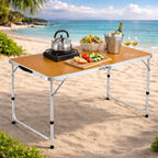 Premium Care Folding Table Aluminum 120*60 cm
