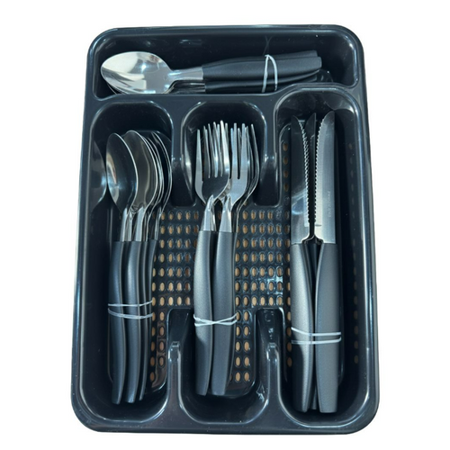 Cutlery Set (Spoons, Forks, and Knives) 25-Piece